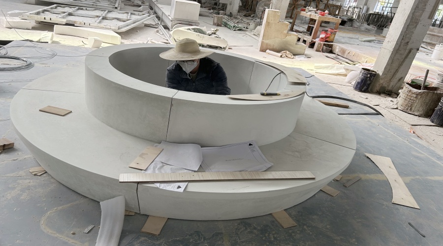 飾紀上品UHPC廠家：江蘇南京戶外UHPC坐凳工程案例