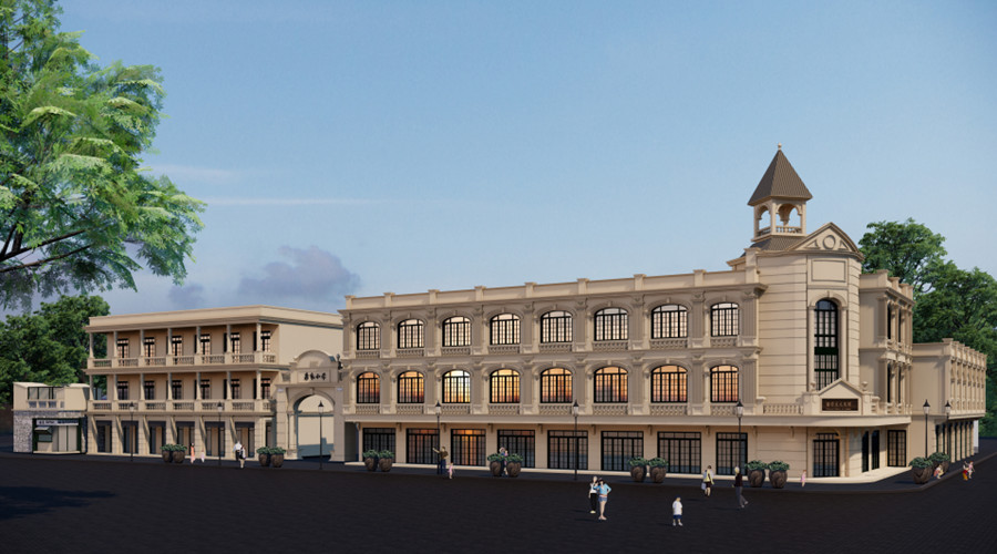 珠海唐家灣留學文化館GRC構件項目 珠海唐家灣留學文化館GRC構件項目