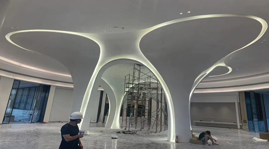 GRG構件安裝完工效果 GRG構件安裝完工效果