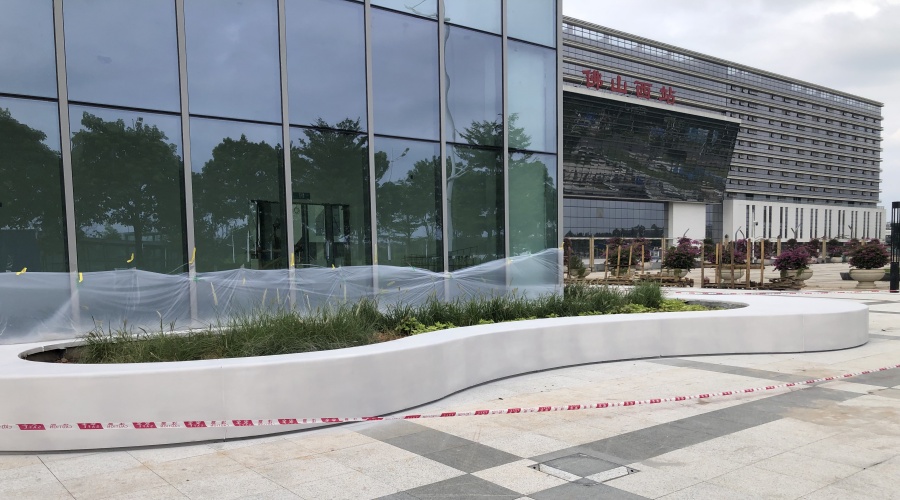 佛山云智匯GRC花池坐凳項目 佛山云智匯GRC花池坐凳項目