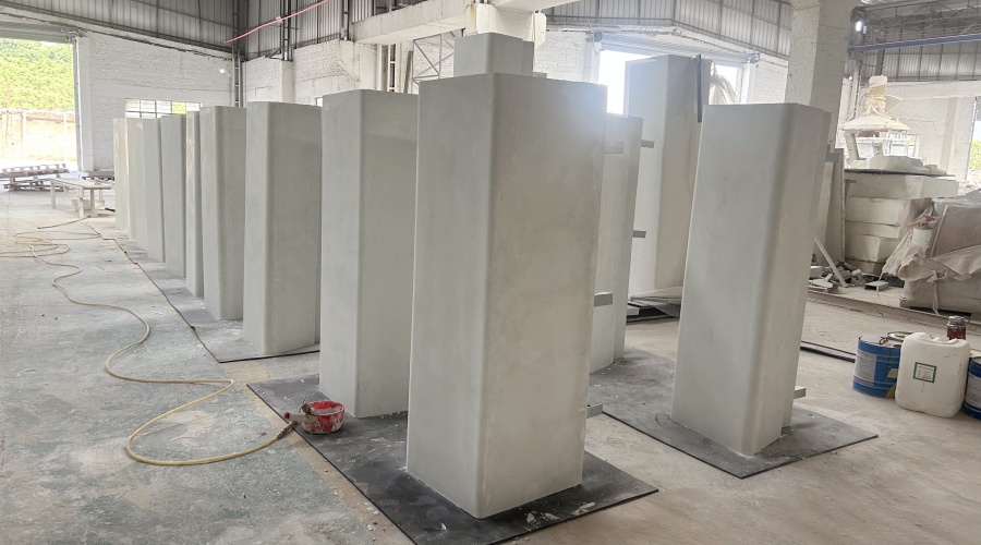 廣州海珠區(qū)琶洲展館GRC坐凳的工程案例 廣州海珠區(qū)琶洲展館GRC坐凳的工程案例